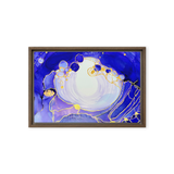 THIRD EYE CHAKRA by Rebecca Bond Framed Canvas Print