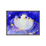 THIRD EYE CHAKRA by Rebecca Bond Framed Canvas Print