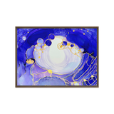 THIRD EYE CHAKRA by Rebecca Bond Framed Canvas Print