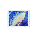 THROAT CHAKRA by Rebecca Bond Framed Canvas Print