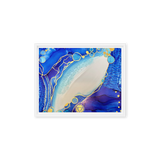 THROAT CHAKRA by Rebecca Bond Framed Canvas Print