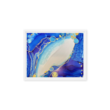 THROAT CHAKRA by Rebecca Bond Framed Canvas Print