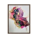 IN BLOOM by Rebecca Bond Framed Canvas Print