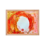 SACRAL CHAKRA by Rebecca Bond Framed Paper Print
