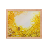 SOLAR PLEXUS CHAKRA by Rebecca Bond Framed Paper Print