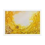 SOLAR PLEXUS CHAKRA by Rebecca Bond Framed Paper Print