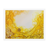 SOLAR PLEXUS CHAKRA by Rebecca Bond Framed Paper Print