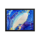 THROAT CHAKRA by Rebecca Bond Framed Paper Print