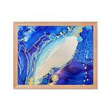 THROAT CHAKRA by Rebecca Bond Framed Paper Print