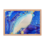 THROAT CHAKRA by Rebecca Bond Framed Paper Print