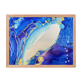 THROAT CHAKRA by Rebecca Bond Framed Paper Print