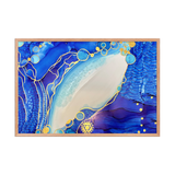 THROAT CHAKRA by Rebecca Bond Framed Paper Print