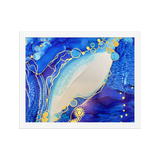 THROAT CHAKRA by Rebecca Bond Framed Paper Print