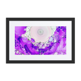 CROWN CHAKRA by Rebecca Bond Framed Paper Print with Mat