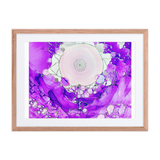 CROWN CHAKRA by Rebecca Bond Framed Paper Print with Mat
