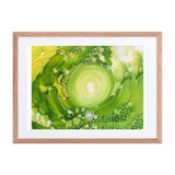HEART CHAKRA by Rebecca Bond Framed Paper Print with Mat