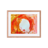 SACRAL CHAKRA by Rebecca Bond Framed Paper Print with Mat