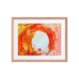 SACRAL CHAKRA by Rebecca Bond Framed Paper Print with Mat