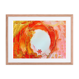 SACRAL CHAKRA by Rebecca Bond Framed Paper Print with Mat