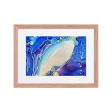 THROAT CHAKRA by Rebecca Bond Framed Paper Print with Mat