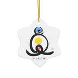 Good Health Fortune Talisman Energy Art by Manwol Ceramic Ornament