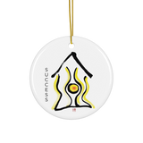 SUCCESS Fortune Talisman Energy Art by Manwol Ceramic Ornament