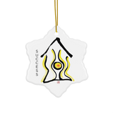 SUCCESS Fortune Talisman Energy Art by Manwol Ceramic Ornament