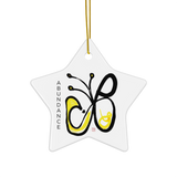 ABUNDANCE Fortune Talisman Energy Art by Manwol Ceramic Ornament