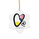 FRIENDSHIP Fortune Talisman Energy Art by Manwol Ceramic Ornament