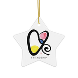 FRIENDSHIP Fortune Talisman Energy Art by Manwol Ceramic Ornament