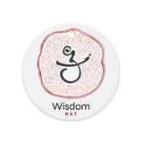 RAT Zodiac Animals Energy Art by Manwol Double-Sided Ceramic Ornament