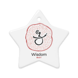 RAT Zodiac Animals Energy Art by Manwol Double-Sided Ceramic Ornament