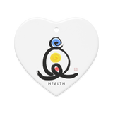 Good Health Fortune Talisman Energy Art by Manwol Double-Sided Ceramic Ornament