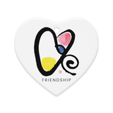 FRIENDSHIP Fortune Talisman Energy Art by Manwol Double-Sided Ceramic Ornament