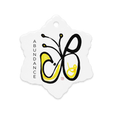 ABUNDANCE Fortune Talisman Energy Art by Manwol Double-Sided Ceramic Ornament