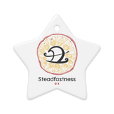 OX Zodiac Animals Energy Art by Manwol Double-Sided Ceramic Ornament