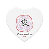 PIG Zodiac Animals Energy Art by Manwol Double-Sided Ceramic Ornament