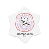 PIG Zodiac Animals Energy Art by Manwol Double-Sided Ceramic Ornament