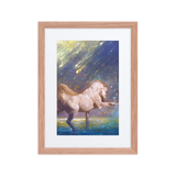 Dancing Light | Al Choi Energy Art | Framed Paper Print with Mat