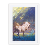 Dancing Light | Al Choi Energy Art | Framed Paper Print with Mat