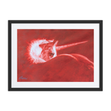 Longing | Al Choi Energy Art | Framed Paper Print with Mat