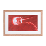 Longing | Al Choi Energy Art | Framed Paper Print with Mat