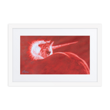Longing | Al Choi Energy Art | Framed Paper Print with Mat