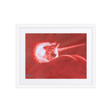 Longing | Al Choi Energy Art | Framed Paper Print with Mat