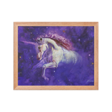 A Star Emerging from the Darkness | Al Choi Energy Art | Framed Paper Print