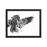 Horse Ink Painting 7 | Al Choi Energy Art | Framed Paper Print