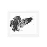 Horse Ink Painting 7 | Al Choi Energy Art | Framed Paper Print