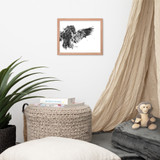 Horse Ink Painting 7 | Al Choi Energy Art | Framed Paper Print