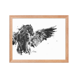 Horse Ink Painting 7 | Al Choi Energy Art | Framed Paper Print