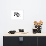 Horse Ink Painting 10 | Al Choi Energy Art | Framed Paper Print